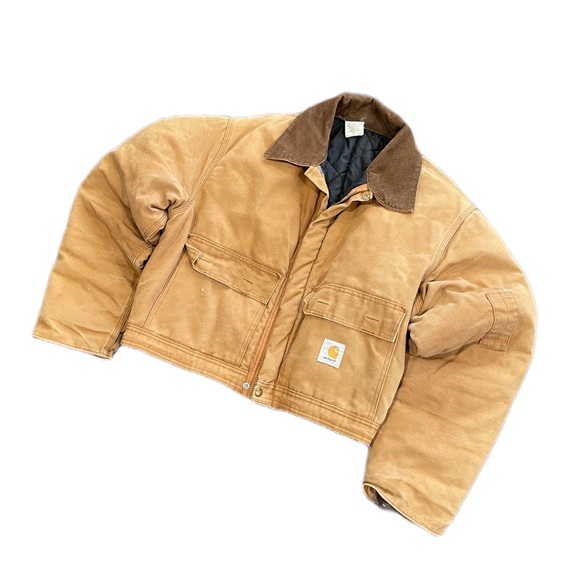 Carhartt Jackets & Blazers - Vintage Carhartt Detroit Style Cropped Work Jacket, Size L